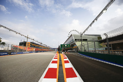Vista del rettilineo e della pitlane