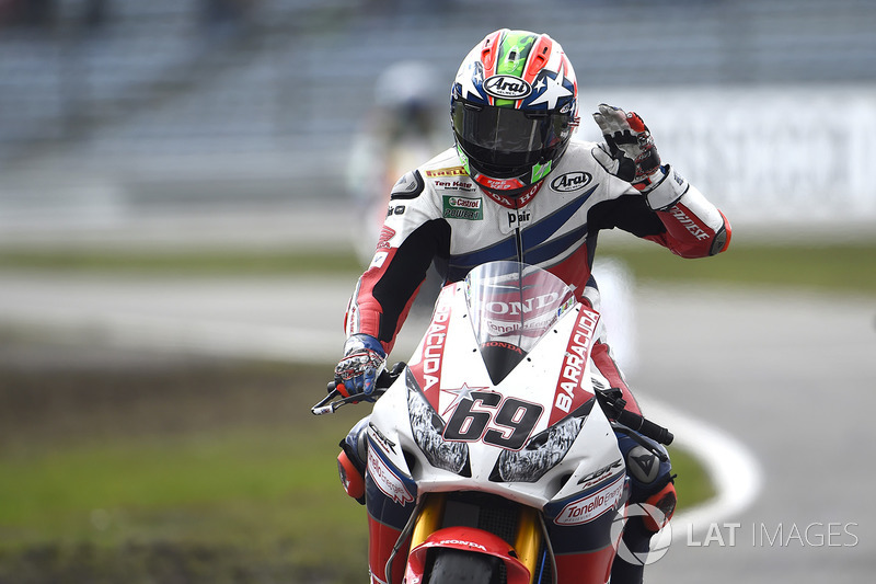 Il terzo classificato Nicky Hayden, Honda World Superbike Team