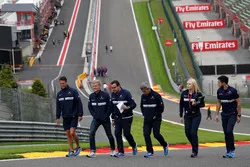 Marcus Ericsson, Sauber walks the track