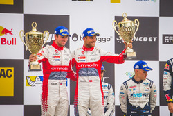 Podium: 2. Andreas Mikkelsen, Anders Jäger, Citroën C3 WRC, Citroën World Rally Team