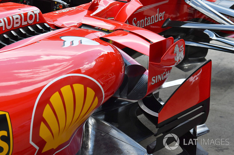 Ferrari SF70H sidepod detail