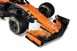 L'aileron avant de la McLaren MCL32