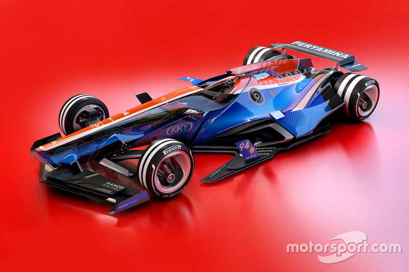 Manor Racing 2030 fantasy design