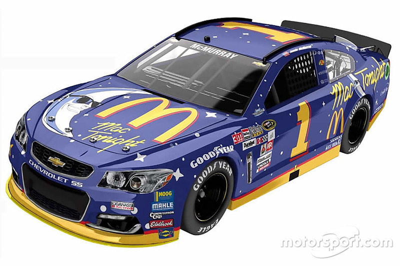 Throwback-Design von Jamie McMurray, Chip Ganassi Racing, Chevrolet