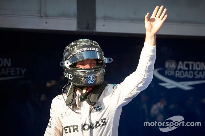 Tercero, Nico Rosberg, Mercedes AMG F1