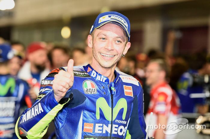 Third place Valentino Rossi, Yamaha Factory Racing