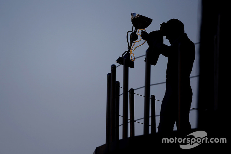 Podium: race winner Valtteri Bottas, Mercedes AMG F1