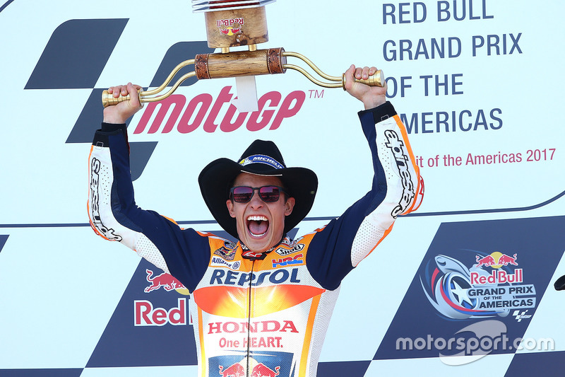 Podium: ganador, Marc Márquez, Repsol Honda Team