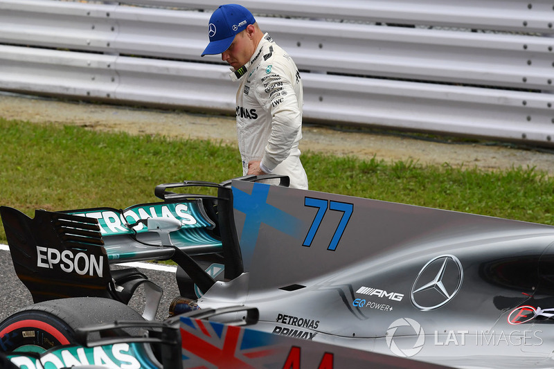 Valtteri Bottas, Mercedes AMG F1 in parc ferme