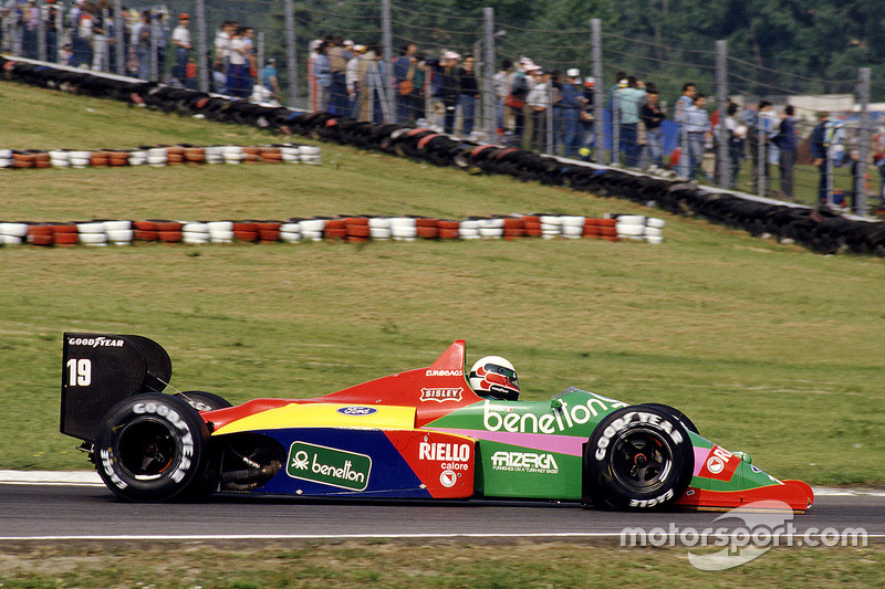 #19: Teo Fabi, Benetton B187, Ford