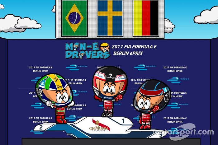 Primera carrera del ePrix de Berlín 2016/2017 según los MinEDrivers