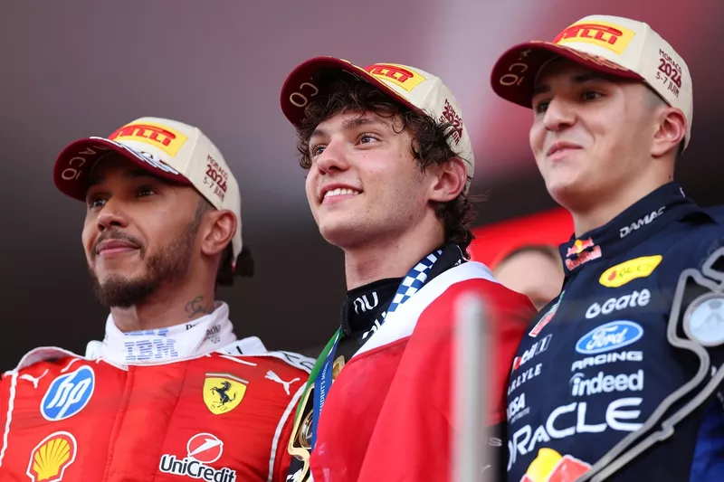 Andrea Kimi Antonelli, Mercedes, Lewis Hamilton, Ferrari, Isack Hadjar, Red Bull Racing