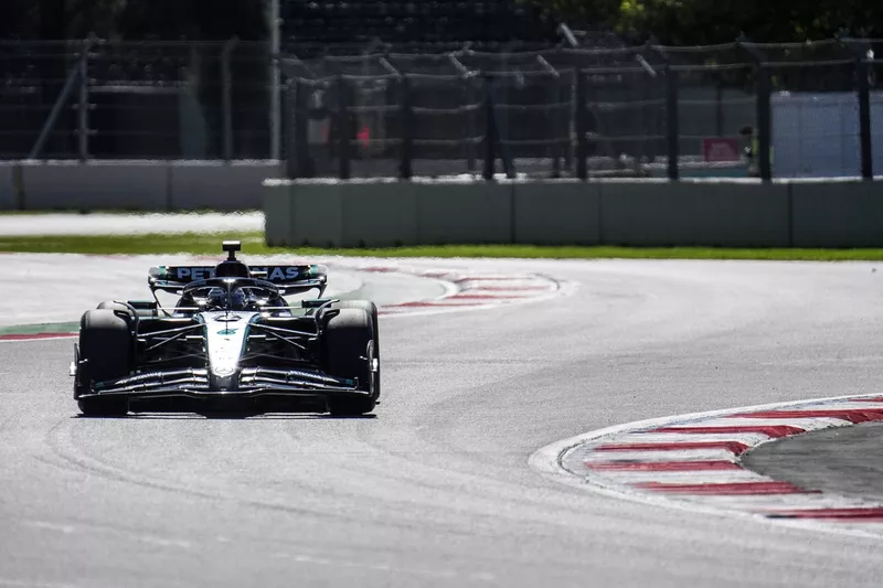 Valtteri Bottas, Mercdes, Essais Pirelli au Mexique