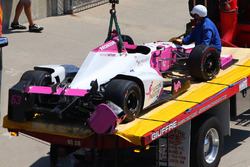 Розбитий болід Піппи Манн, Dale Coyne Racing Honda
