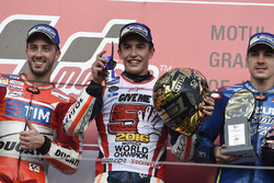 Марк Маркес, Repsol Honda Team, Андреа Довициозо, Ducati Team, Маверик Виньялес, Team Suzuki Ecstar