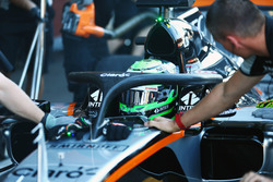 Nico Hulkenberg, Sahara Force India F1 VJM09 met de halo