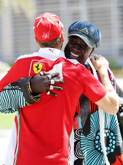 Sebastian Vettel, Ferrari con Mr Moko