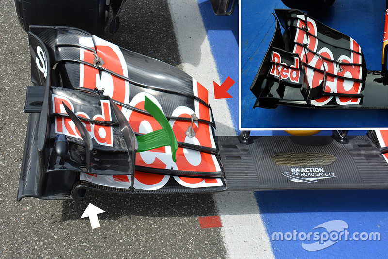 Toro Rosso STR11 front wing detail