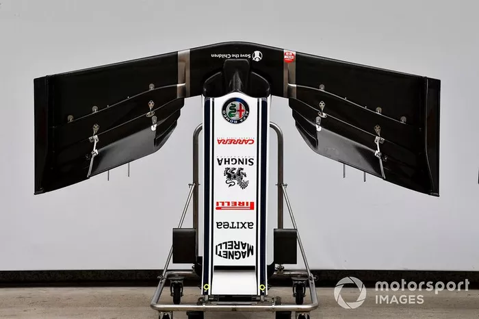 Alfa Romeo Racing C38 front wing detail