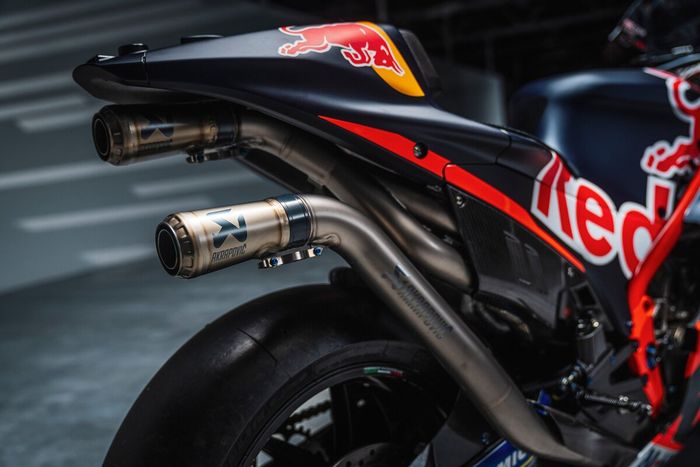 Detalle de la KTM RC16 de MotoGP 2023