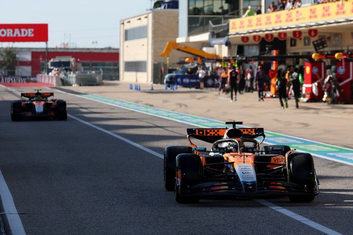 Lando Norris, McLaren, Oscar Piastri