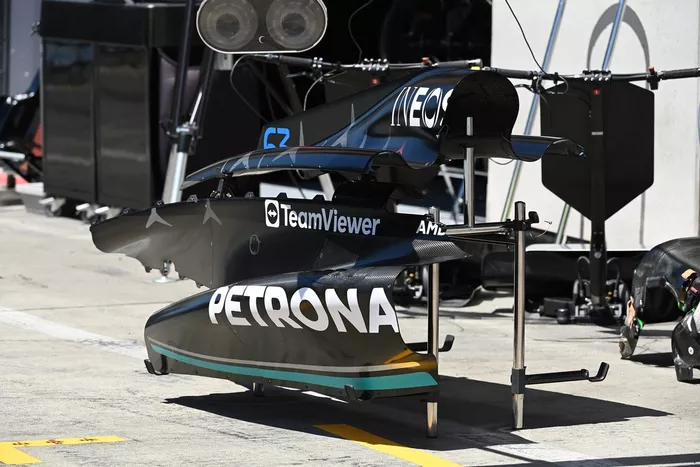 Mercedes W14 detalles técnicos