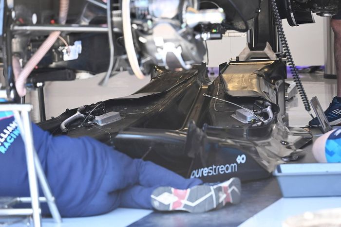 Detalles técnicos del Williams FW45