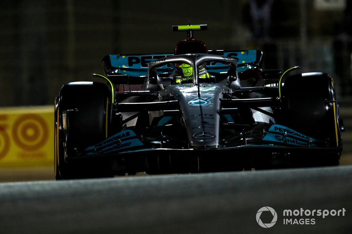 "Bahreyn'de hasarı en aza indirmeye çalışacağız" 1 Formula 1 Haberleri - F1 Puan Durumu Lewis Hamilton, Mercedes W13
