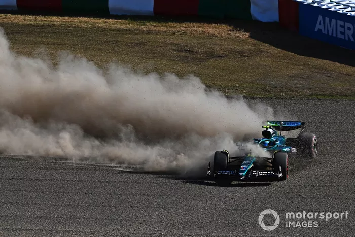 Fernando Alonso, Aston Martin Racing crash