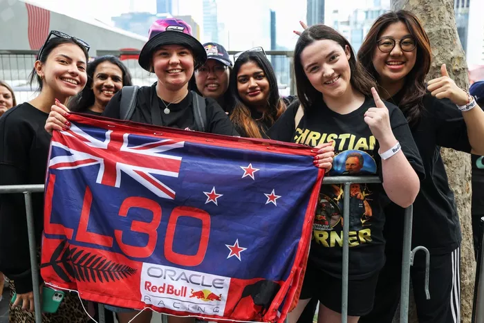 Fans of Liam Lawson, Red Bull Racing