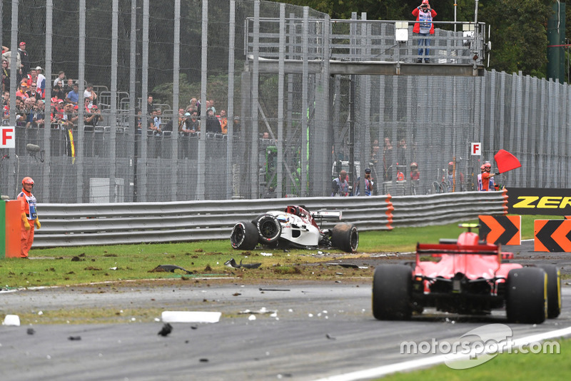 Маркус Ерікссон, Sauber C37, аварія
