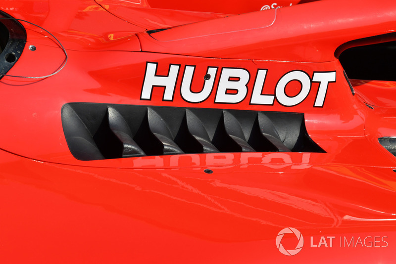 Ventilación de la carrocería del Ferrari SF71H