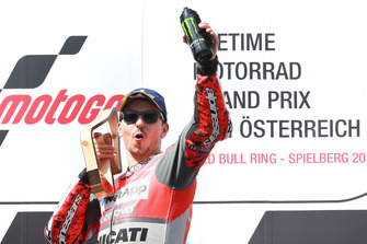 Le vainqueur Jorge Lorenzo, Ducati Team