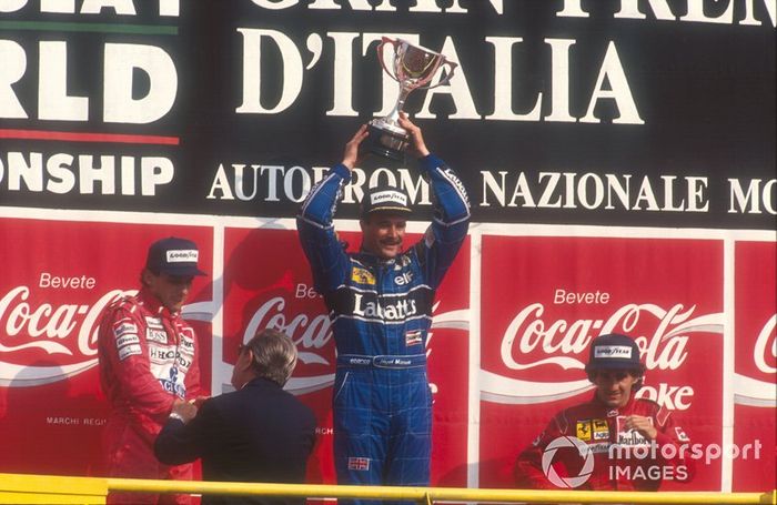 9. Nigel Mansell-Ayrton Senna-Alain Prost: 7