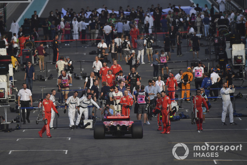A start előtt - Abu Dhabi Nagydíj - F1 2018
