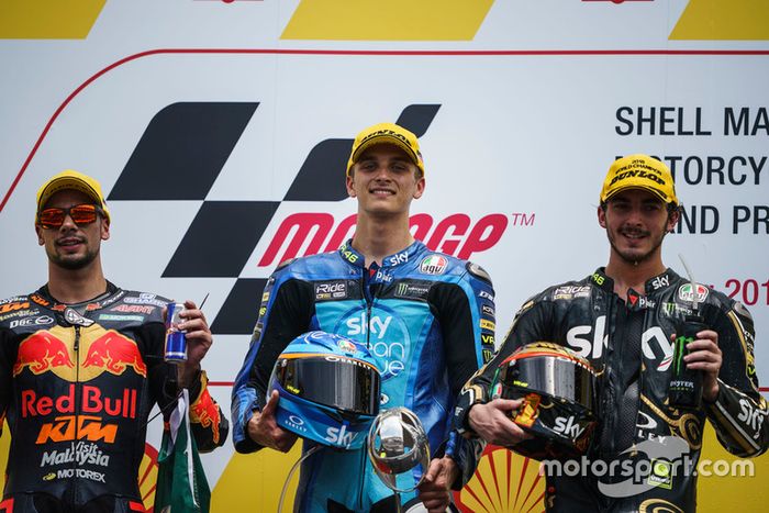 Miguel Oliveira, Red Bull KTM Ajo, Luca Marini, Sky Racing Team VR46, Francesco Bagnaia, Sky Racing Team VR46