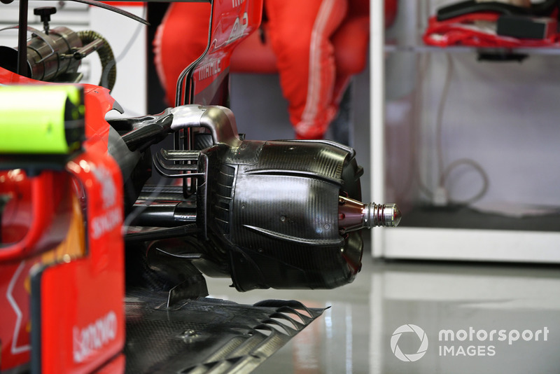 Ferrari SF71H rear wheel hub