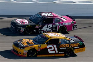 Daniel Hemric, Richard Childress Racing, Chevrolet Camaro South Point Hotel & Casino, John Hunter Nemechek, Chip Ganassi Racing, Chevrolet Camaro Chevrolet Fire Alarm Services, Inc.