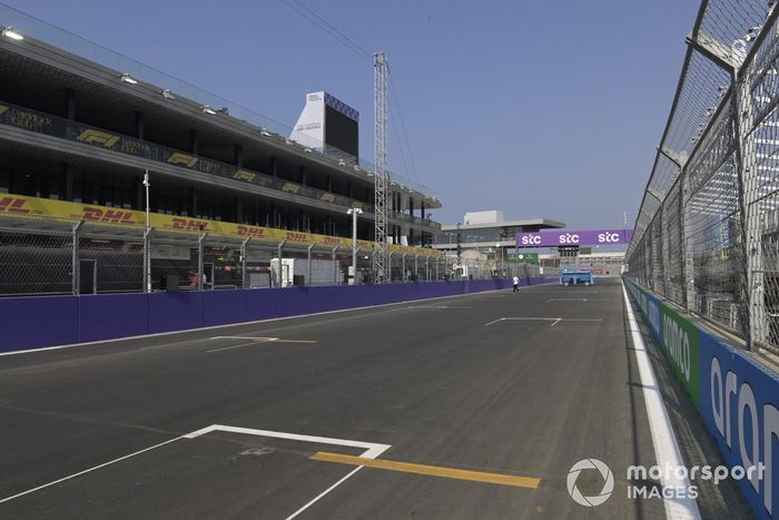 La recta principal del circuito de Yeda