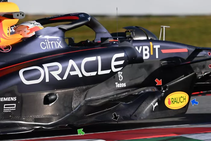 Red Bull Racing RB18 detail