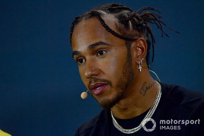 Lewis Hamilton, Mercedes AMG F1 in conferenza stampa