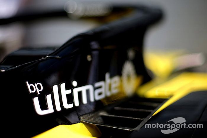 Logo de BP en el Renault F1 Team R.S.19