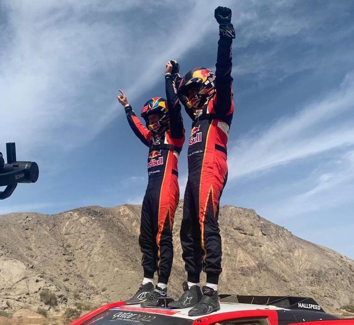 Nasser Al-Attiyah, Mathieu Baumel, Toyota Hilux