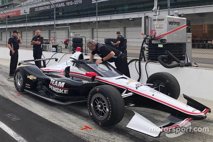 Will Power, Team Penske Chevrolet with aeroscreen
