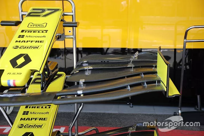 Detalle técnico del Renault F1 Team