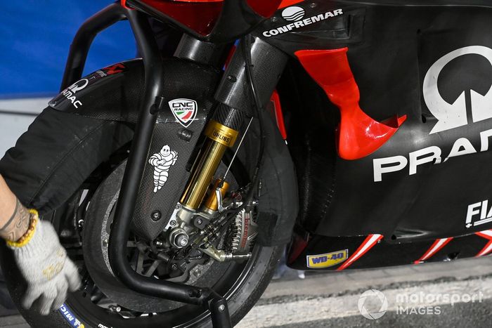 La moto de Pramac Ducati