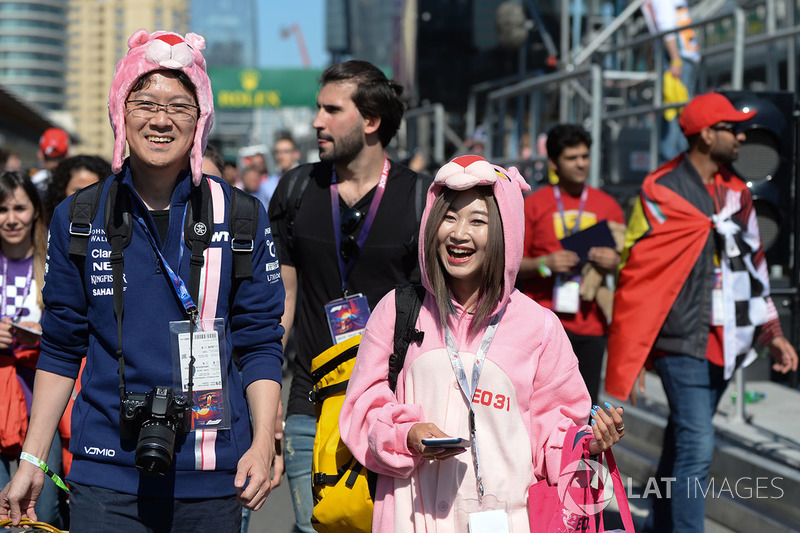 Fans di pit lane