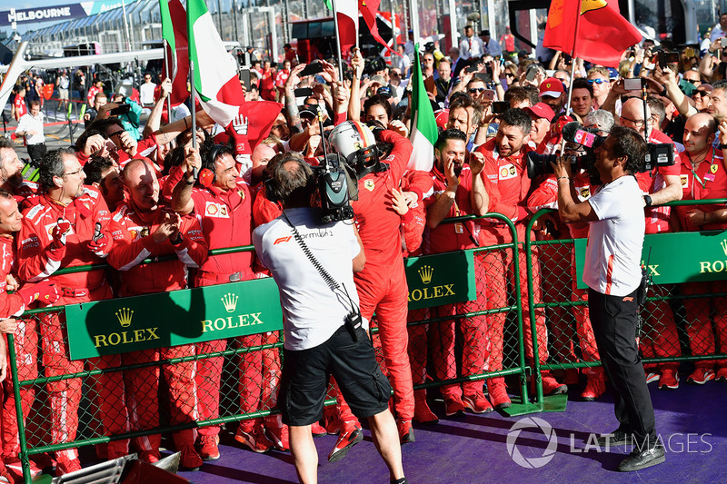 Победитель Себастьян Феттель, Ferrari