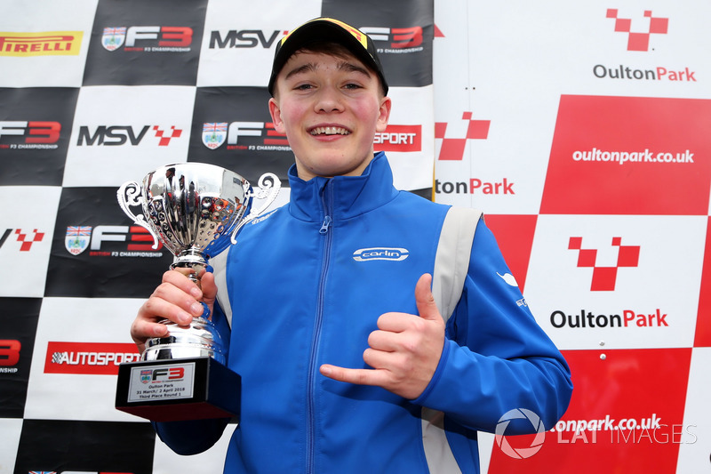 Podium : le troisième Billy Monger, Carlin