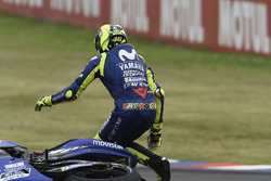 Marc Marquez, Repsol Honda Team, Valentino Rossi, Yamaha Factory Racing se touchent